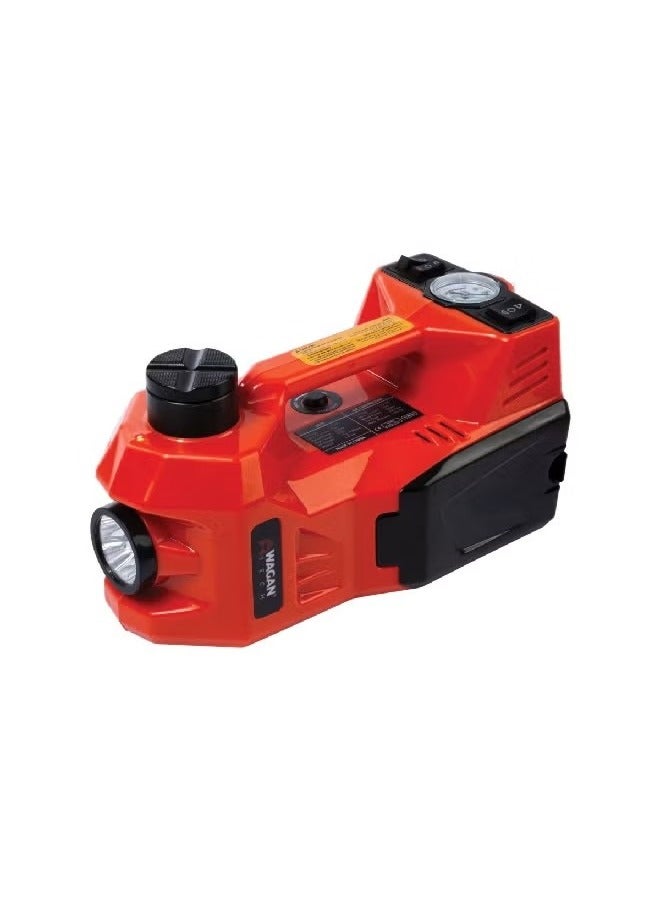 Generic 3-In-1 Electric Car Jack, Impact Wrench and Air Compressor Kit Red and Black 33.02 x 17.78 x 35.56 cm  - Image 3