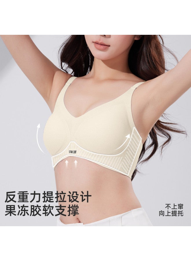 Fenton jelly Soft Support Seamless Push-up Wire-free Full-coverage Minimizer Bra - Image 2