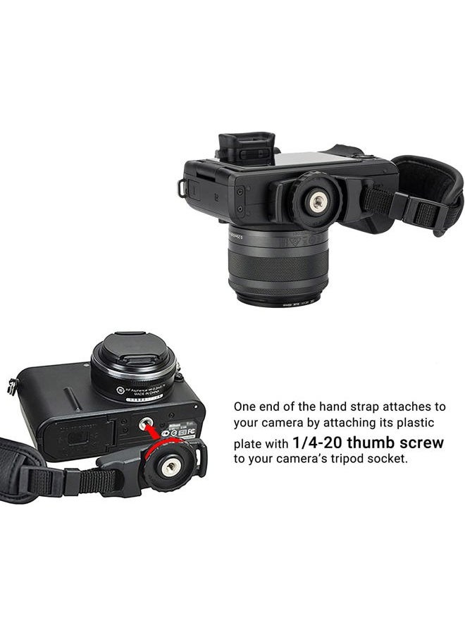 JJC - Camera Hand Grip Strap for Sony ZV-E10 A7CR A7CII A7RV A7RIV A7RIII A7RII A7M4 A7 IV III A7S II A6700 A6600 A6500 A6400 A6300 A6100 A6000 A5100 A7C A9 A99 A77 II RX10 IV III II DSC-H300 Leica Q3 - Image 1