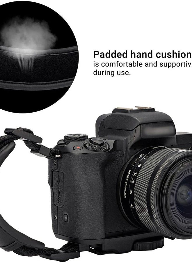 JJC - Camera Hand Grip Strap for Sony ZV-E10 A7CR A7CII A7RV A7RIV A7RIII A7RII A7M4 A7 IV III A7S II A6700 A6600 A6500 A6400 A6300 A6100 A6000 A5100 A7C A9 A99 A77 II RX10 IV III II DSC-H300 Leica Q3 - Image 1