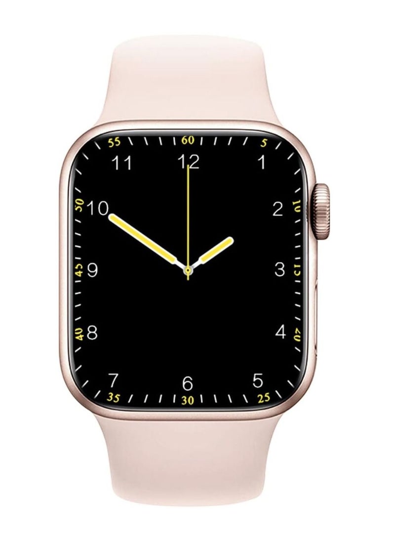 Xcell - Xcell G7 Talk Smart watch, Heart Rate/Blood Pressure/Oxygen Level Monitoring, Receive & Make Calls,Water Resistance: IP67, 1 Week Battery Life, Compatibility: IOS/Android-Pink - Image 1