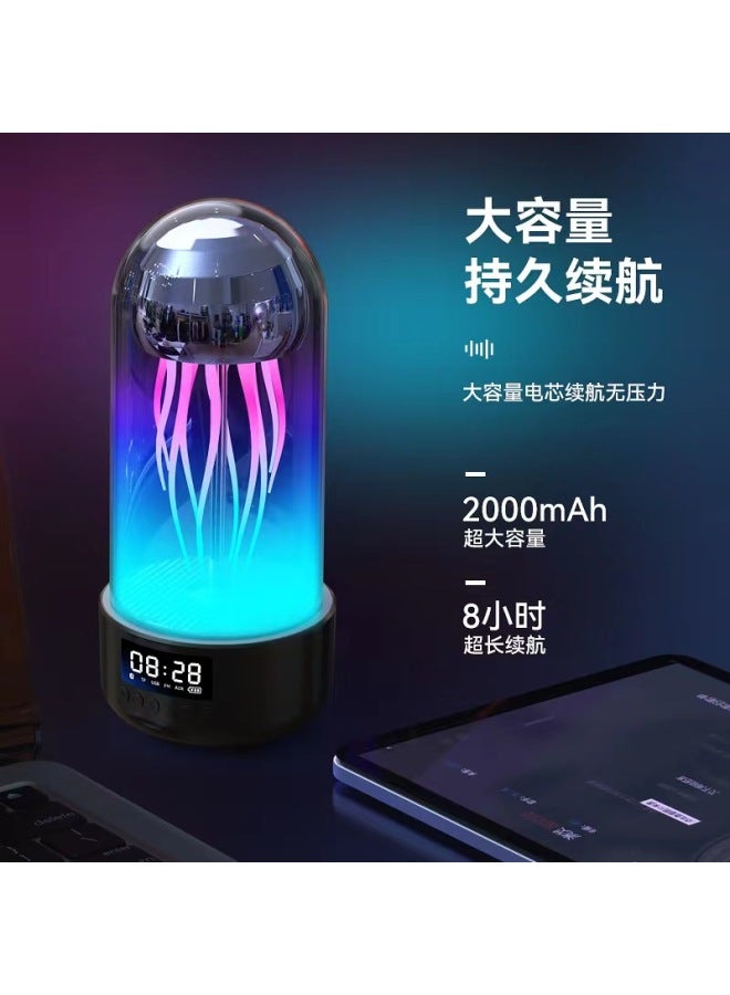 Neutral Creative Colorful Jellyfish 2 Generation Bluetooth Audio Portable Stereo Breathing Light Smart Decoration Bluetooth Speaker - Image 3