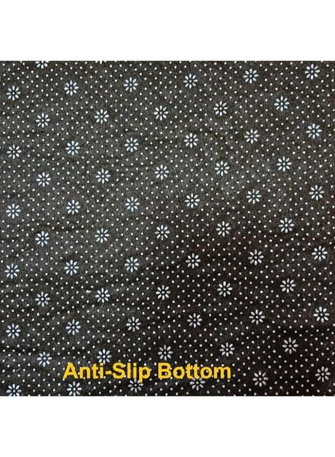 Plynox Prayer Mat Anti-Slip Velvet Top Islamic Prayer Mat Dome Style Thick Padded Sajadah Prayer Rug for Men Women Eid Gift Ramadan 70 x 110 cm (Ash Grey) - Image 5