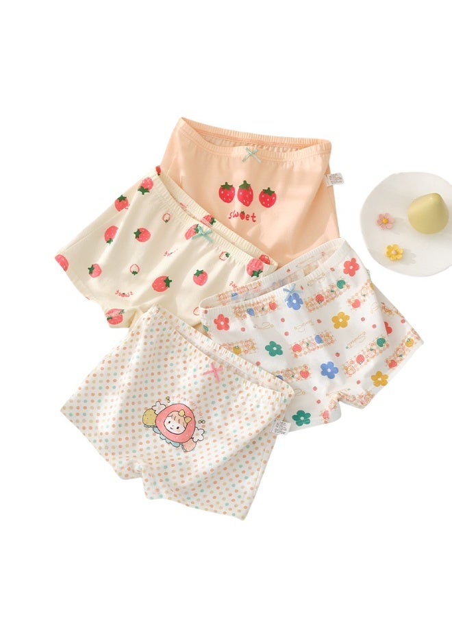 KUYING New Comfortable Skin friendly Breathable Underwear Set 0f 4