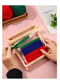 GBQ 2PCSWooden Loom Wool Hand Knitting Toys Kindergarten Kids Portable Puzzle DIY Knitter  - Image 5