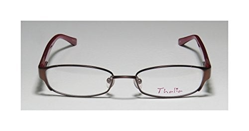 THALIA SODI Thalia Moda For Ladies/Women Designer Full-Rim Shape Spring Hinges Durable Spectacular Hip Eyeglasses/Eye Glasses (46-16-125, Brown) - Image 3