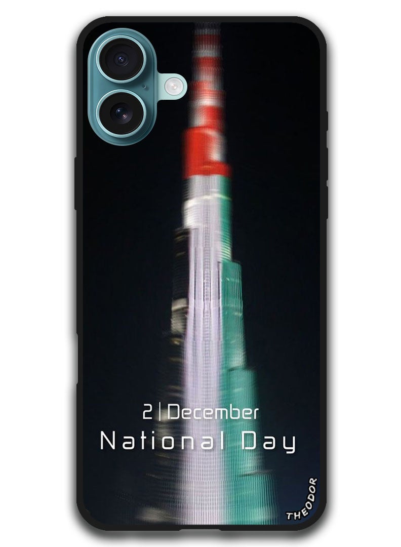Protective Case Anti Scratch Shock Proof Bumper Cover For iPhone 16 (6.1)-inch National Day