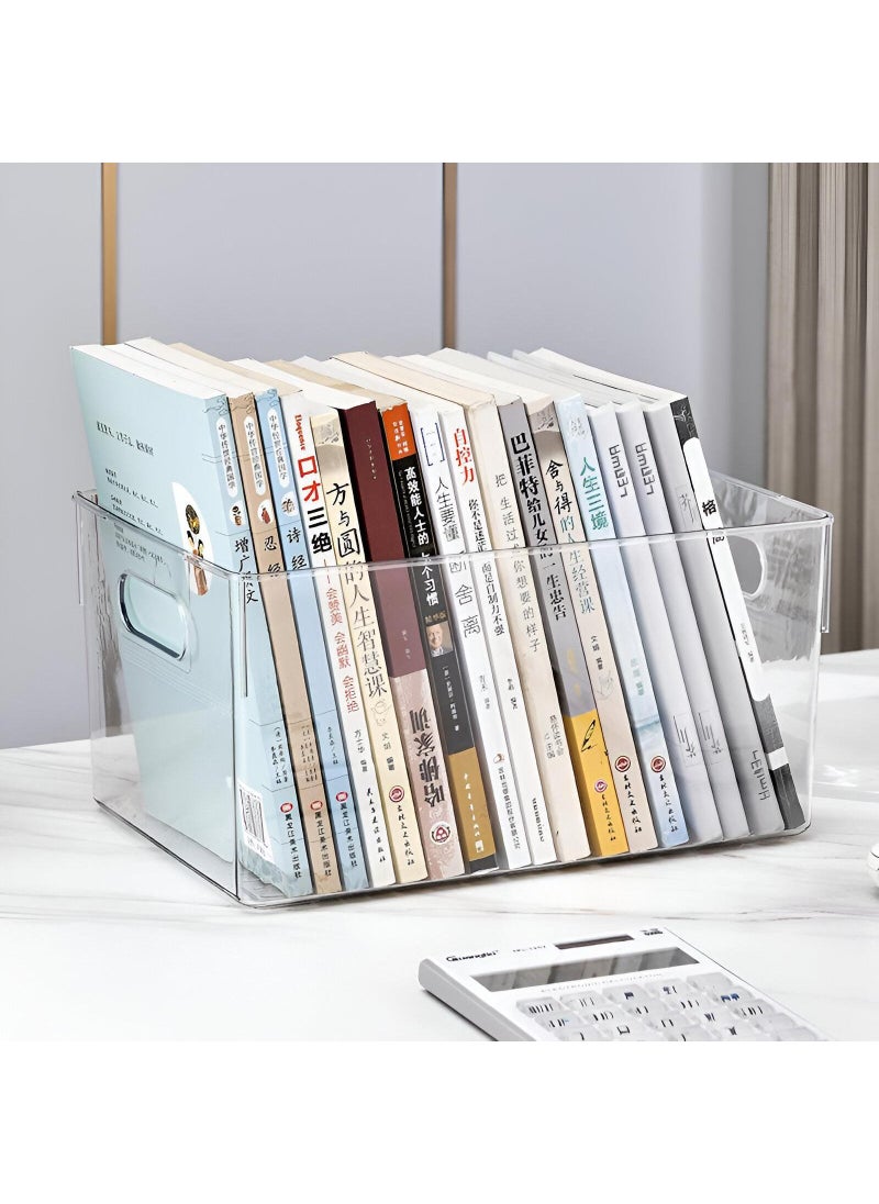 Generic Clear Storage Solution - Simplify Your Organization With This Heavy-Duty Transparent Plastic Container, Measuring 26.5 × 18 × 12 Cm, Offering Stability, Visibility, And Effective Space Management  - Image 1