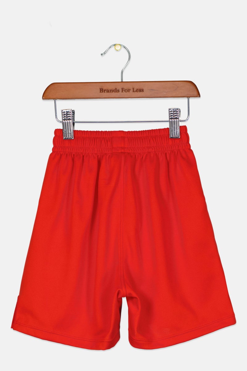 PUMA Kids Boy Sportswear Fit Training Shorts, Red - Image 2