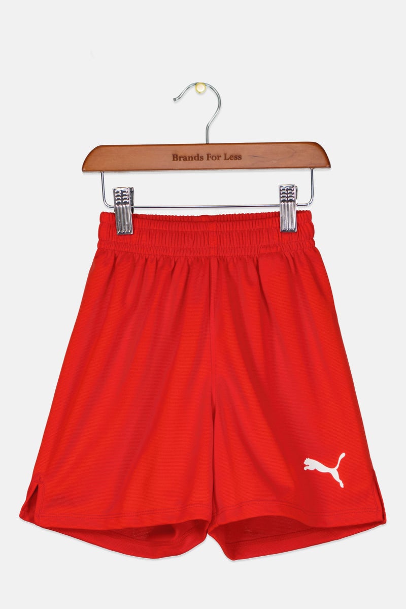PUMA Kids Boy Sportswear Fit Training Shorts, Red - Image 1