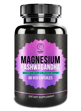 Magnesium Glycinate 550mg + Ashwagandha Extract Supplement, Muscle, Bone, Heart & Relaxation Support - 60 Capsules - pzsku/ZED83017ABA380D8E5094Z/45/_/1736425703/72bb5e32-6296-4016-a2d7-2cdc8fb8f41b