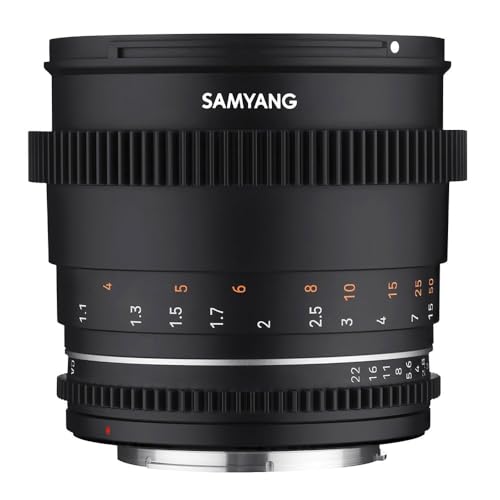 Samyang MF 85MM T1.5 VDSLR MK2 Lens for Canon, Black - Image 3
