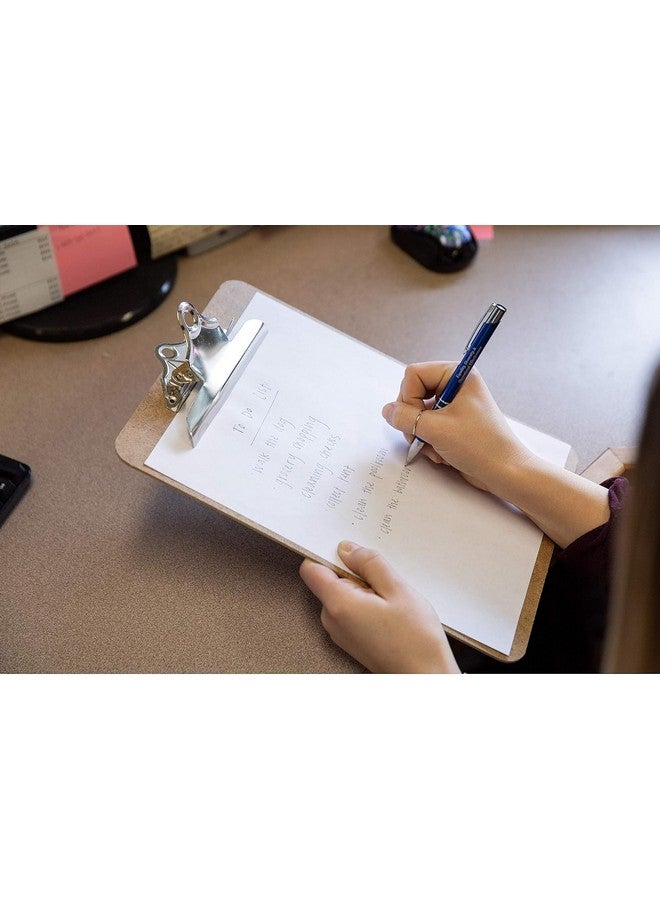 Office Solutions Direct Letter Size Clipboard With Butterfly Clip (Pack Of 5) 9'' X 12.5'' Large Wood Clipboards For Classroom Clipboards For Kids | Hardboard For Office College Teacher & Back To School Supplies - Image 4