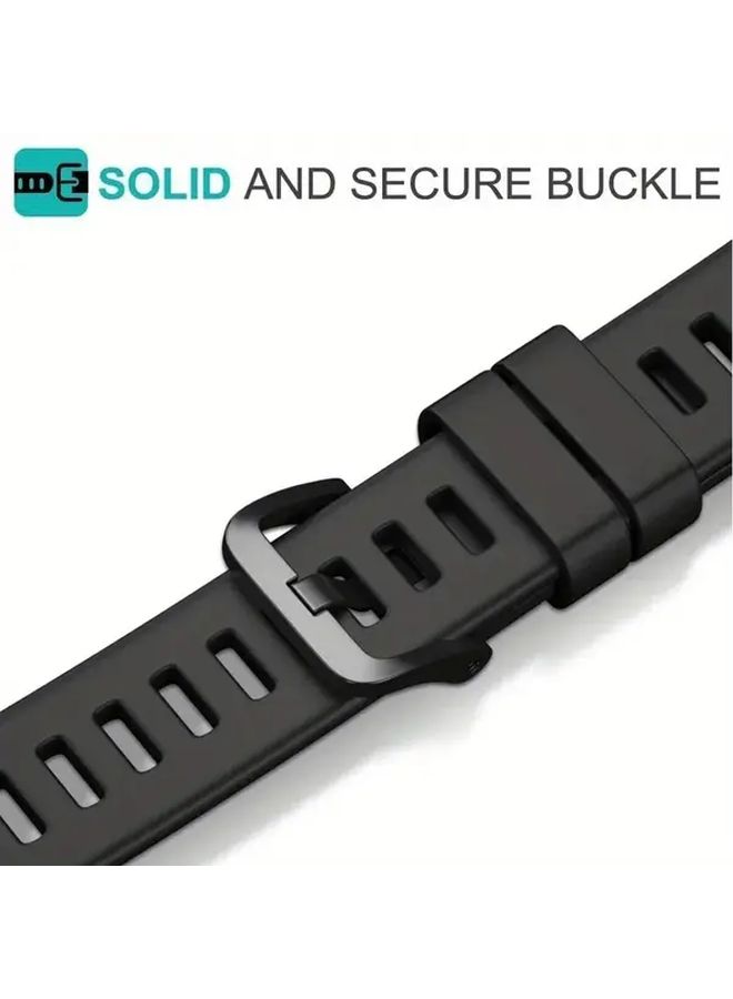 Sky Blue Silicone Sport Strap for Activity Tracker Watchband - Image 4