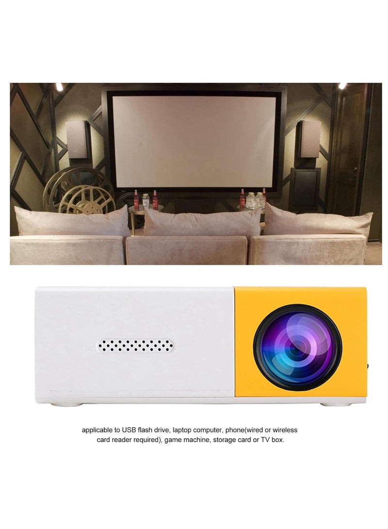 docooler YG300 Mini Projector Full HD 1080P Home Theater LCD Video Projector  AV  VGA  USB Smartphone Laptop  Game Machine TV Box  - Image 4