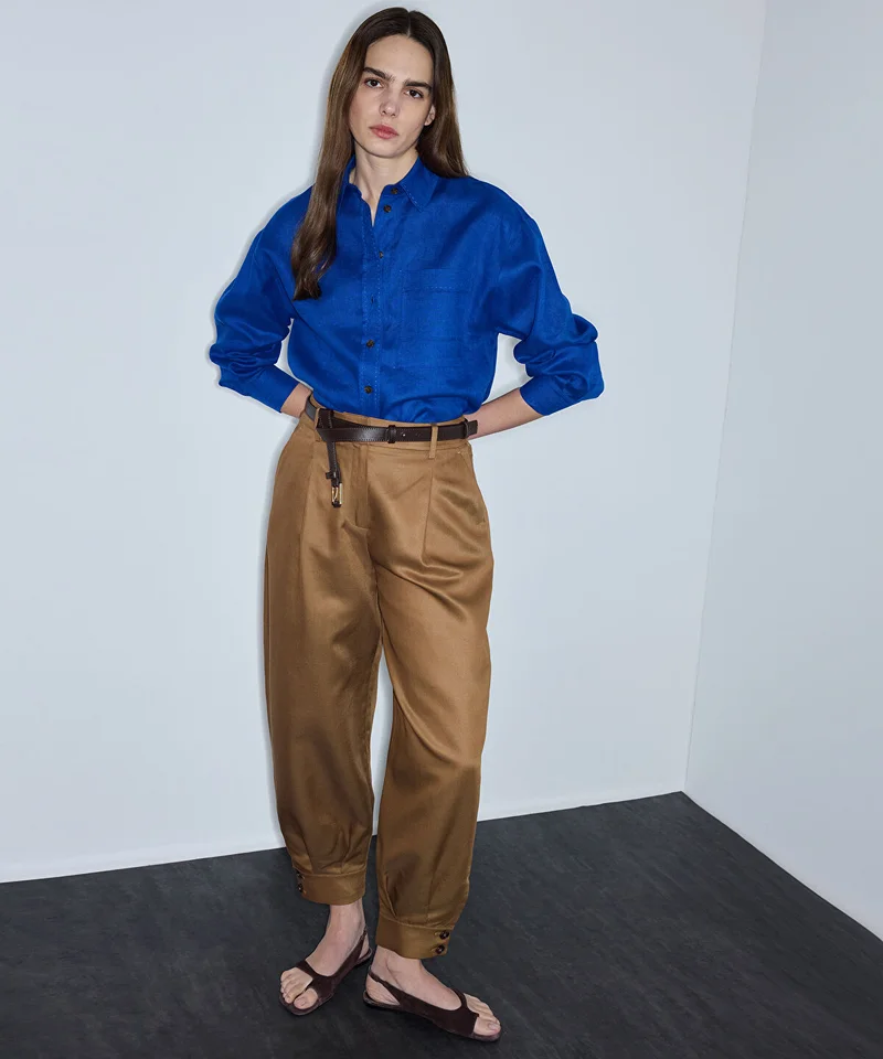 ابيكول Linen Shirt
