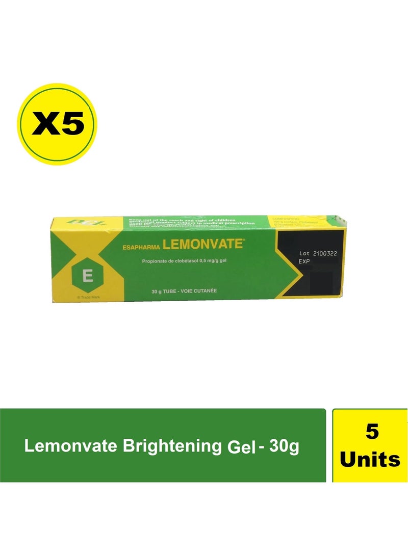ESAPHARMA Pack of 5 Lemonvate Gel - 150g (5x30g)  - Image 1