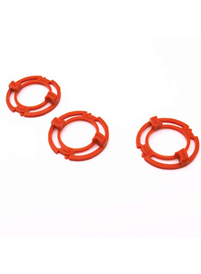 LEZHISNUG LockRing RetainingPlate Blade Holder for Philips Shaving Heads ModelType SH70 and SH90 Colour Orange for Shaver Series S7000 S9000 and Replacement RQ12 Plus S9711 S9911 S9111 - Image 1