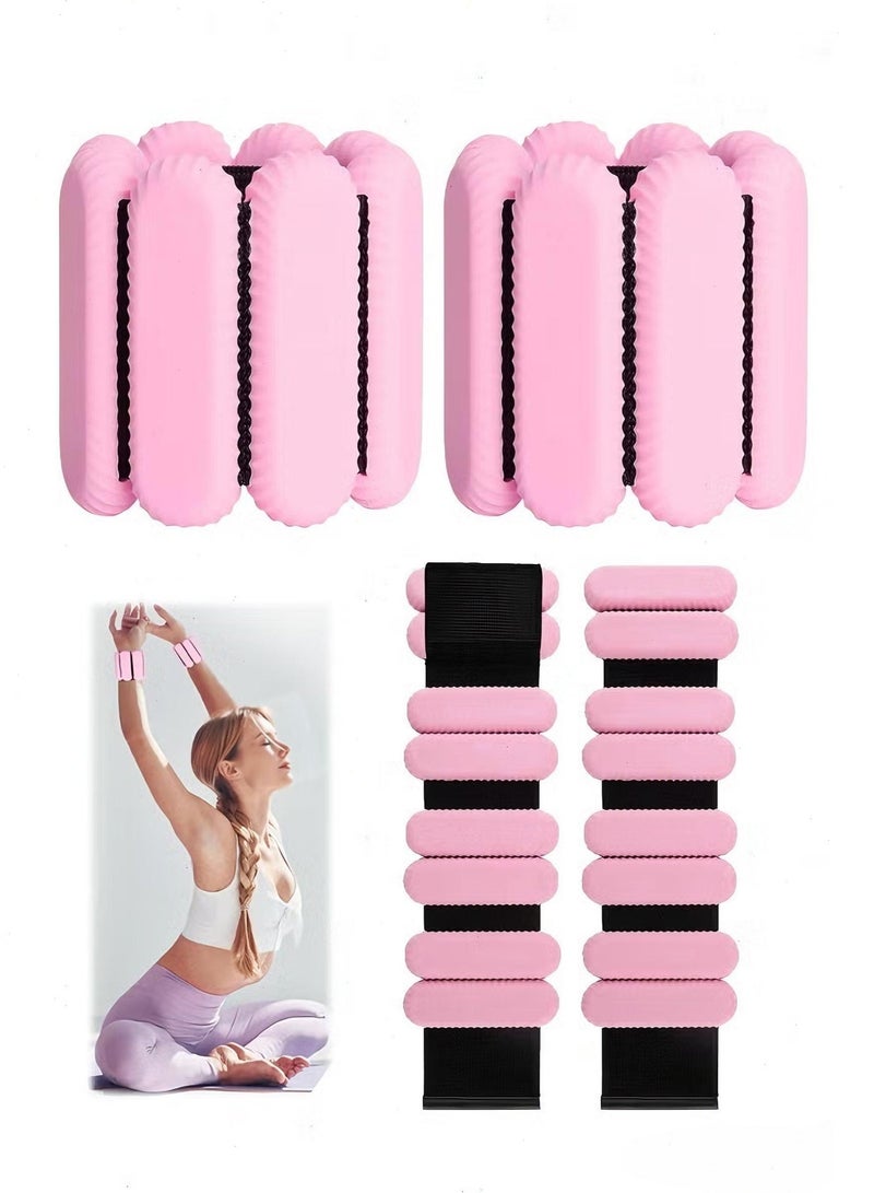 Topyich Ankle Weights, Adjustable Ankle And Wrist Weights，Pilates Wearable Strong Arm & Leg Weights for Walking, Yoga, Dance, Gym,Exercise Use - Image 1