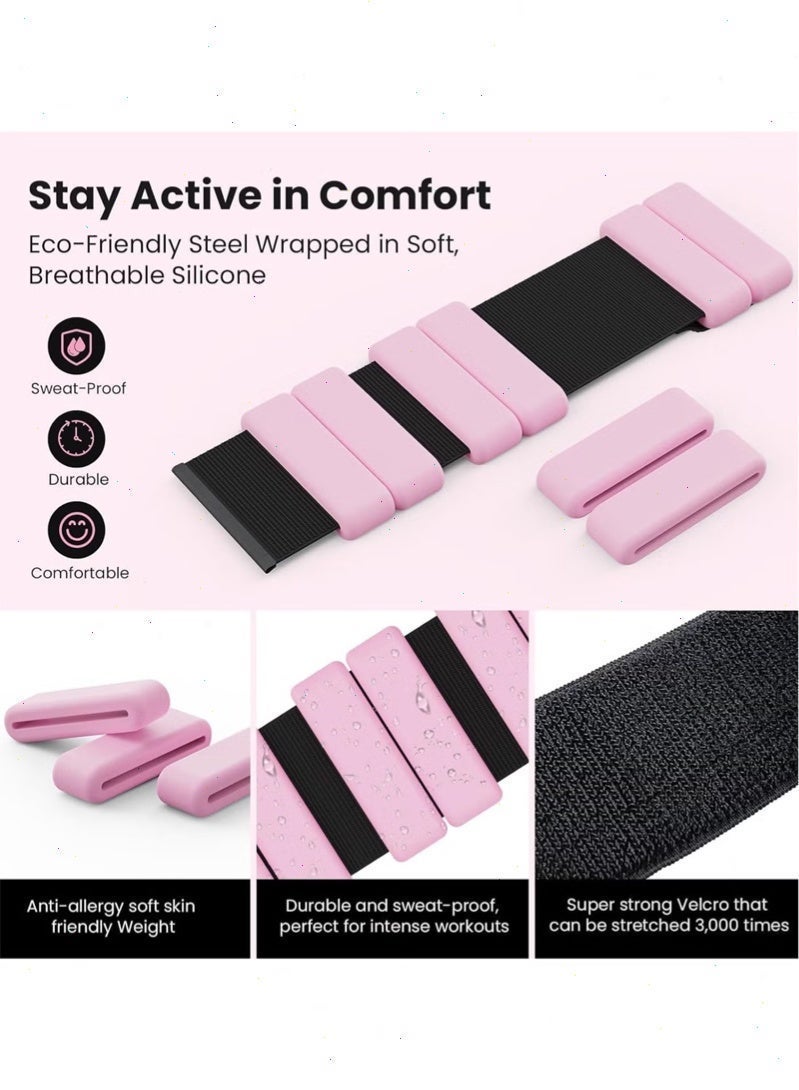 Topyich Ankle Weights, Adjustable Ankle And Wrist Weights，Pilates Wearable Strong Arm & Leg Weights for Walking, Yoga, Dance, Gym,Exercise Use - Image 3