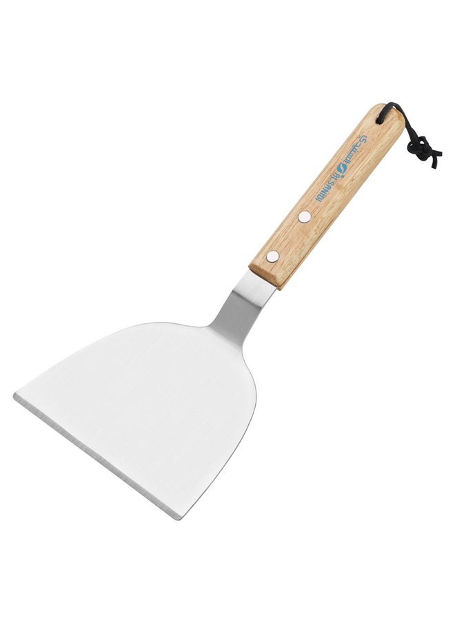 AL SANIDI Cooking spoons, Silver, Size 26*11.8 Cm  - Image 1
