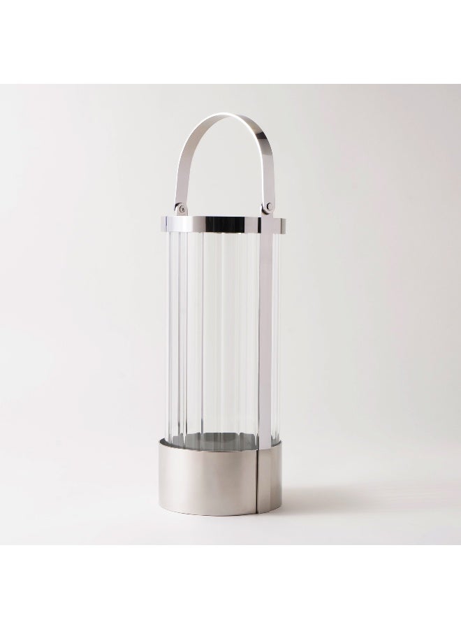 Homez Metal Candle Holder 15*15*38.5Cm, Silver - Image 2