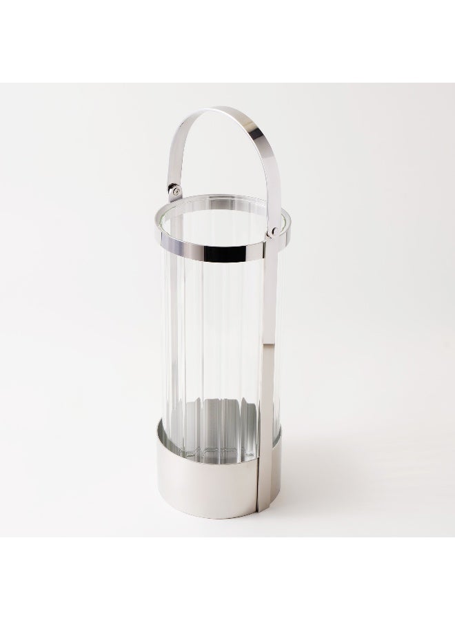 Homez Metal Candle Holder 15*15*38.5Cm, Silver - Image 3