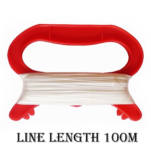 SquEqu 2 Pack Kite String Winder 100 Meter / 40 inch Cord with D Shape Handle Winding Reel Grip Spool Line Board Plate for Flying Kites Outdoor Kids Adults Boys Girls Game - Image 2