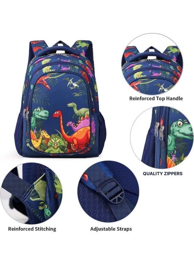 Frantic Waterproof Polyester 26 L School Backpack With Pencil/Staionery Pouch School Bag Class 1 To 8 Daypack Picnic Bag For School Going Boys & Girls(Rr_Full_Blue_Jurassic_24_A) - Image 5