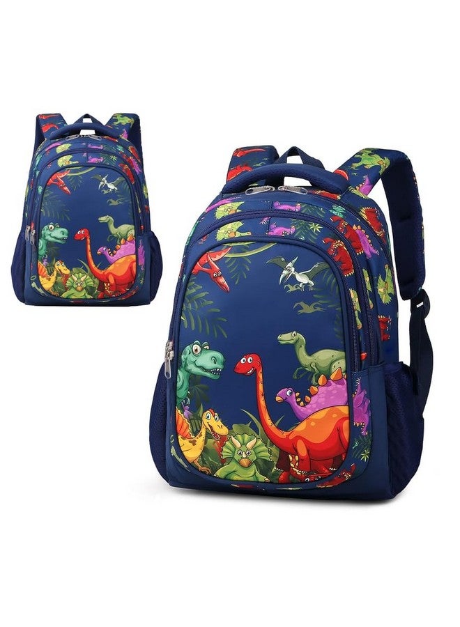 Frantic Waterproof Polyester 26 L School Backpack With Pencil/Staionery Pouch School Bag Class 1 To 8 Daypack Picnic Bag For School Going Boys & Girls(Rr_Full_Blue_Jurassic_24_A) - Image 3