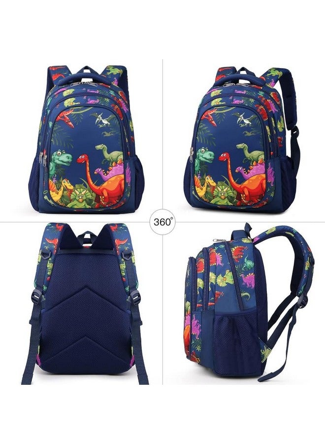 Frantic Waterproof Polyester 26 L School Backpack With Pencil/Staionery Pouch School Bag Class 1 To 8 Daypack Picnic Bag For School Going Boys & Girls(Rr_Full_Blue_Jurassic_24_A) - Image 2