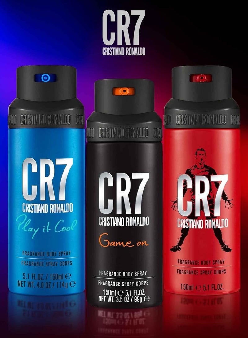 كرستيانو رونالدو كريستيانو رونالدو CR7 بلاي إت كول سبراي للجسم للرجال 150 مل - Image 2