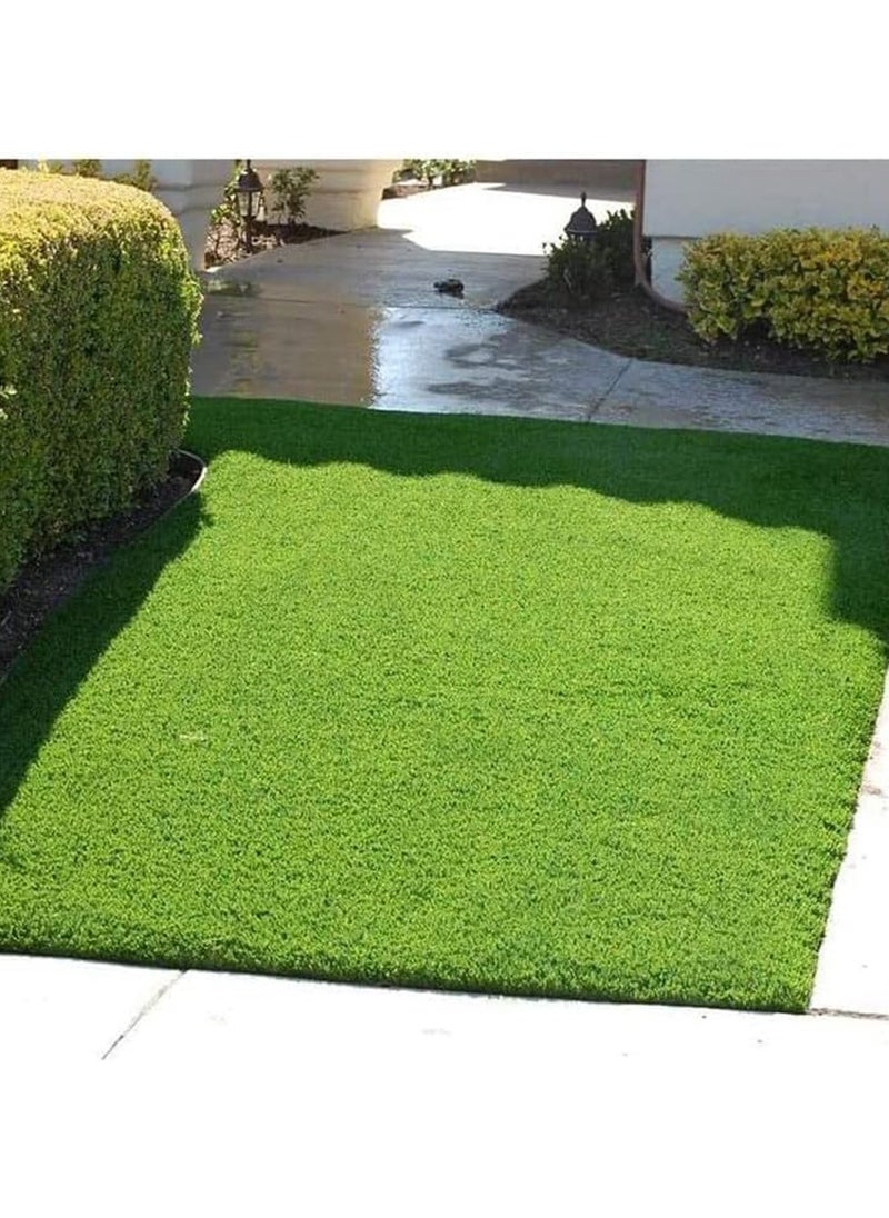 HOME TASTE Artificial Grass Carpet 30mm – Premium Green Turf, 2m x 3m | Realistic Green Grass Mat with Drainage & Non-Slip Rubber Backing, Ideal for Home, Garden, Playground, Outdoor & Indoor Decor  - Image 3