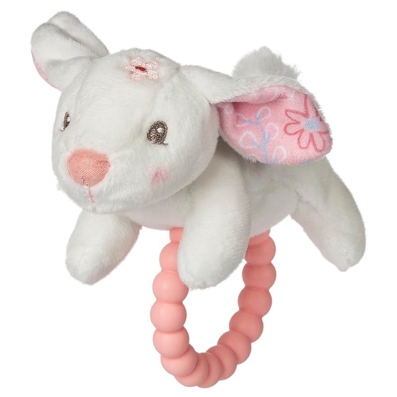Mary Meyer Soft Baby Rattle with Soothing Teether Ring 6Inches Bella Bunny - Image 3