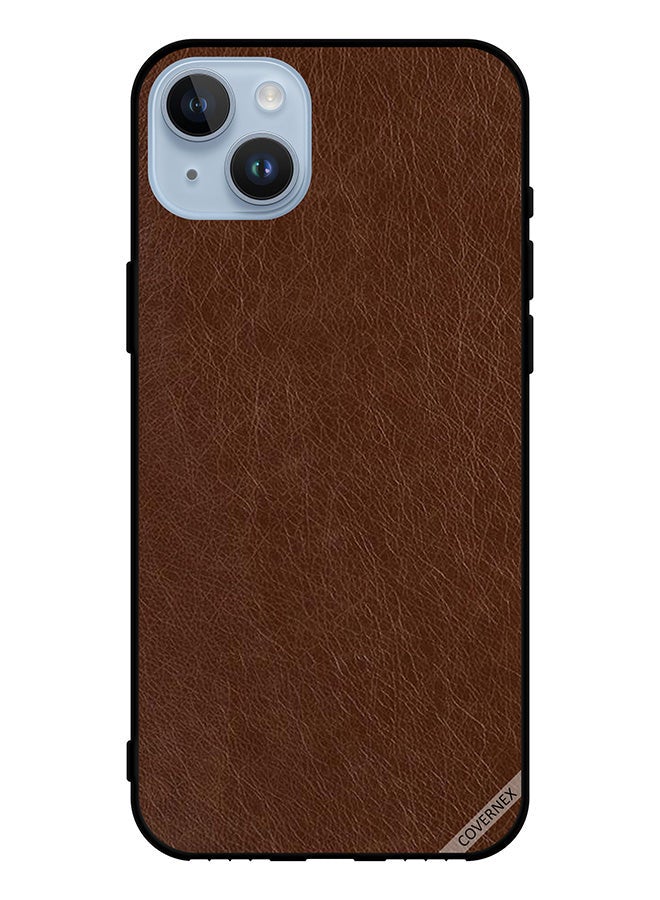 Covernex Protective Case Cover For Apple iPhone 14 Plus Leather Pattern 2 - Image 1