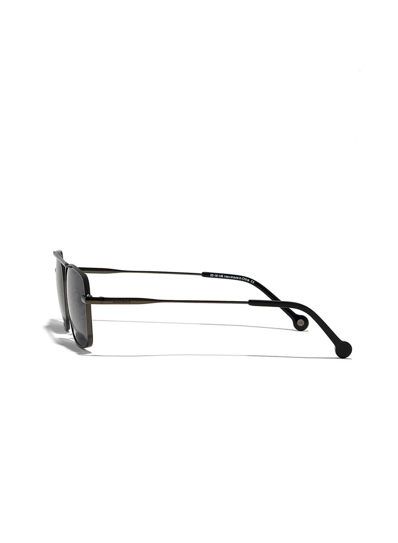 30Sundays Heirloom,Unisex Sunglasses, Rectangle Sunglasses, UV Protection: UV400 (Grey,Black)