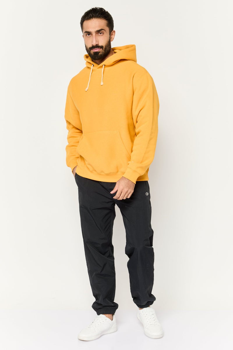 Champion ملابس رياضية للرجال بأكمام طويلة مناسبة، خارجية، هوديز، أصفر - Image 2