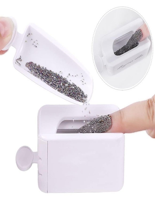 Brille Bee Dip Powder Recycling Tray Container with Scoop, Nail Dip Container Portable Dip Powder Storage Box or Nail Art and Makeup Tool - Image 2
