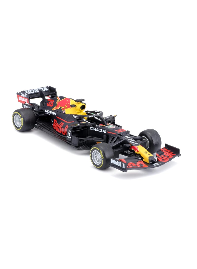 general RedBull Burago Racing RB16B Sergio Perez SP #11 Formula 1 2021 W/O Helmet 1:43 Scale Window Box - Image 3