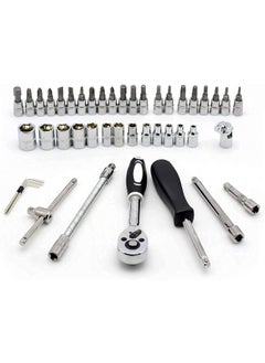 JIAVAXA JIAVAXA 46 In 1 Pcs Tool Kit Hand Tool Kit Wrench Set Multi Purpose Combination Tool Case Precision Socket SetScrewdriver and Socket SetBike Tool Kit Set All Bike Car Tool Kit Set  - Image 4