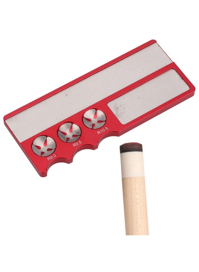 Thoraya Multifunction Snooker Billiard Pool Stick Club Cue Tip Radian Shaper Grinding Repair Toolred  - Image 4