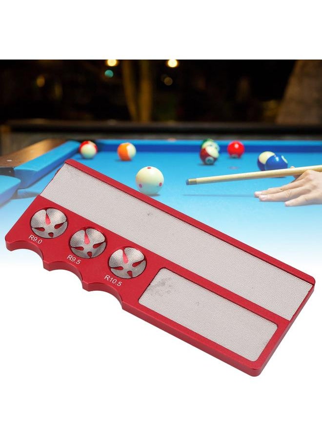Thoraya Multifunction Snooker Billiard Pool Stick Club Cue Tip Radian Shaper Grinding Repair Toolred  - Image 5