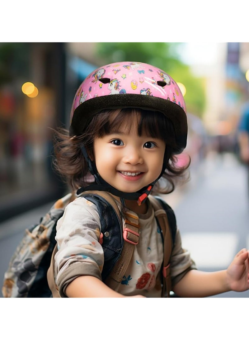 Dominy Kids Helmet Adjustable,For Kids Ages 3-8 Years Old,Kids Bike Helmets For Boys And Girls,With Protective Sports Gear Set Knee Elbow Pads Wrist Guards,For Skating Bike Scooters  - Image 3