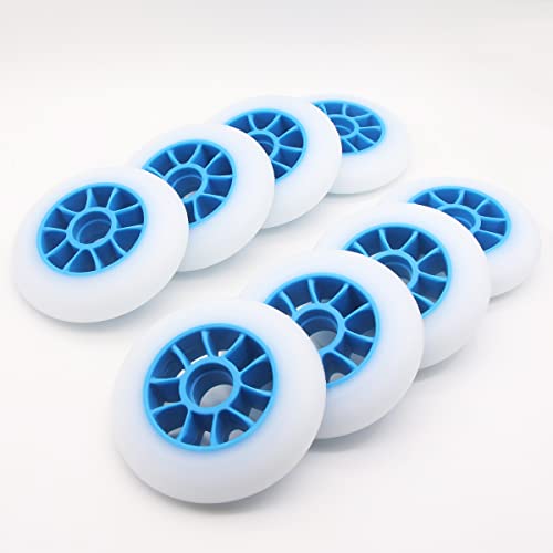 Z-FIRST 8 Pack 100mm Inline Roller Skate Wheels 85A Premium Replacement for Rollerblade Wheels - Image 1