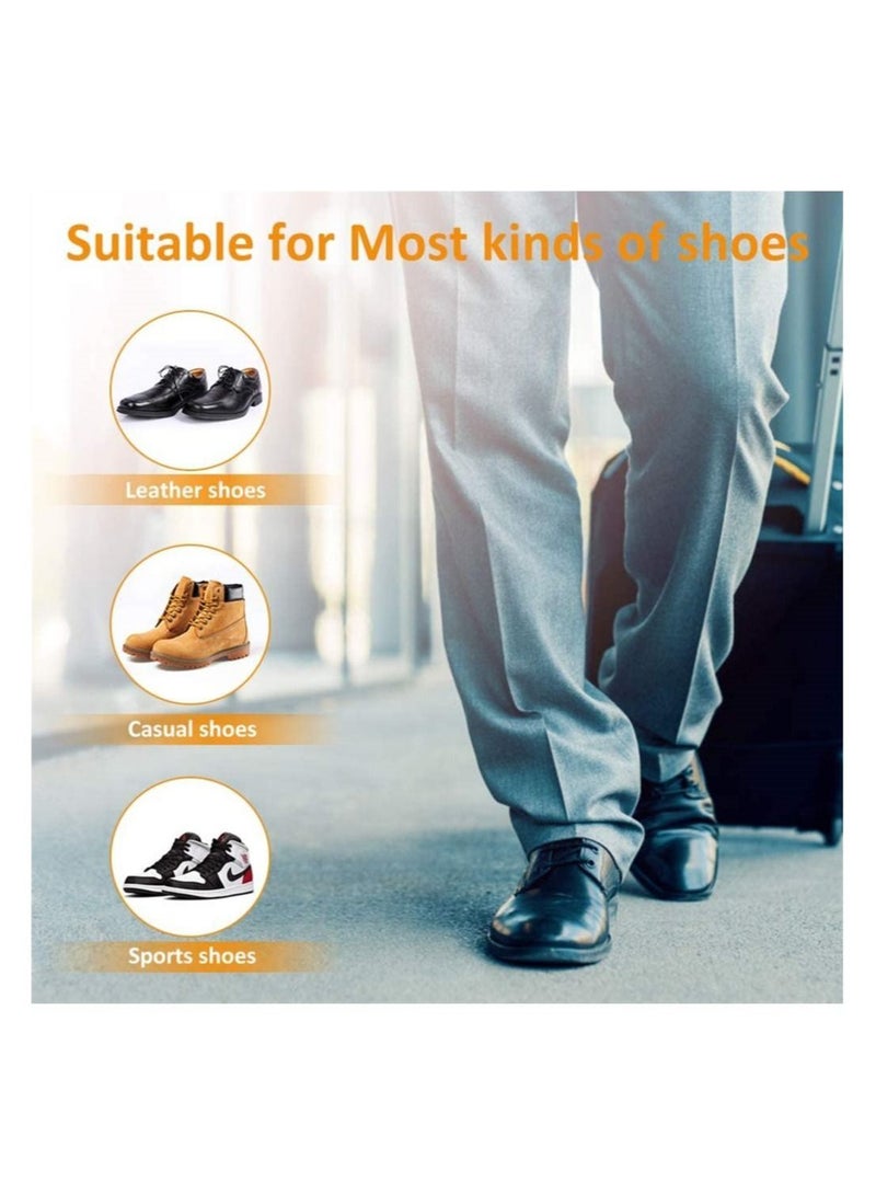 سيوسي Anti-Wrinkle Shoe Crease Protectors, Prevent Sneaker Shoes Crease Indentation, Breathable and Soft for Sneaker and Casual Shoes, Men's 7-12 / Women's 5-8 (2 Pair, Black and White) - Image 3