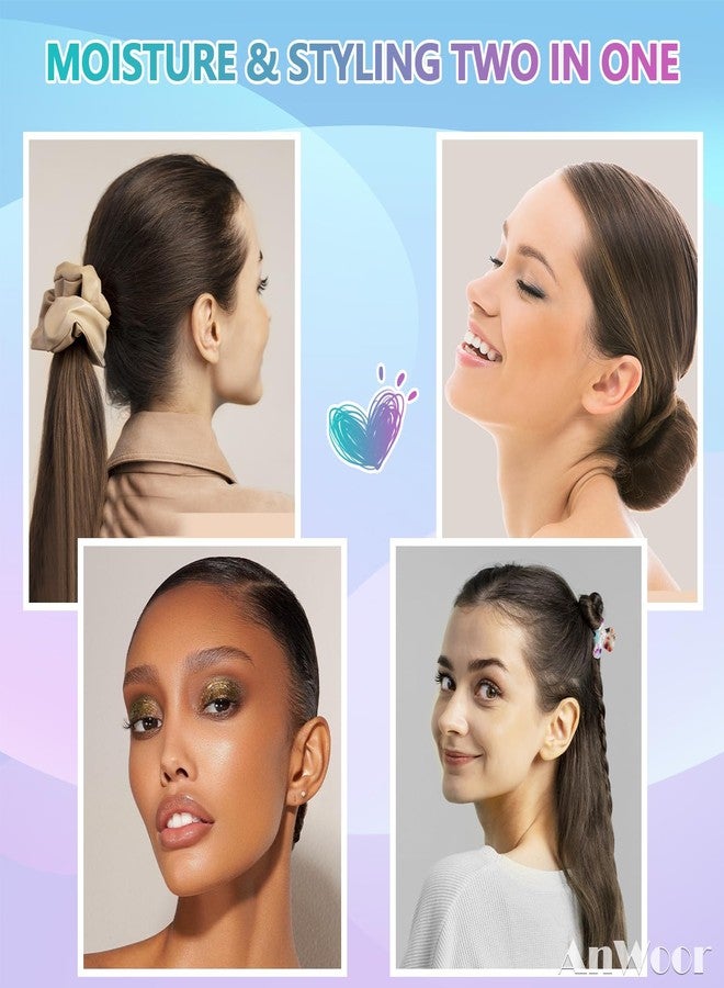 AnWoor Hair Wax Stick for Flyaways Hair Accessories for Women Girls Hair Bun Maker for Kids Baby Hair Gel Stick Kids Hair Products Slick Stick Girls Hair Accessories Hair Smoothing Stick - Image 5