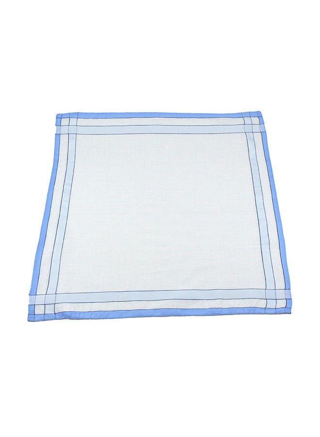 Cotton Square Handkerchief White - Image 1