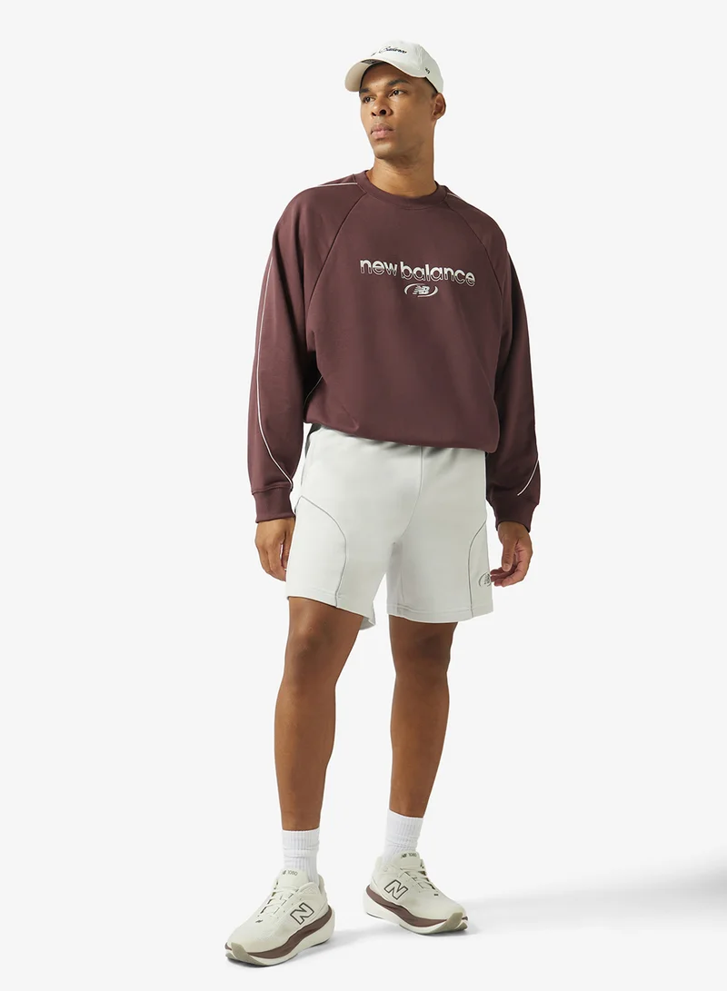 New Balance CHERRY LEATHER (YLR) Trackside French Terry Sweatshirt for Men | Best Price UAE