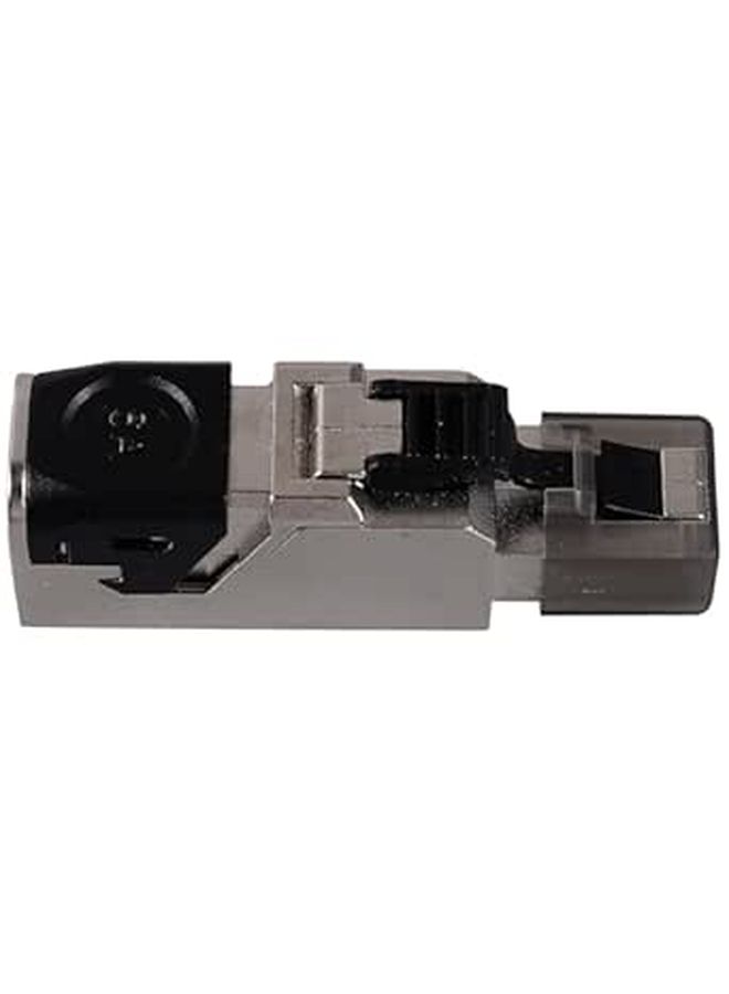 موصل تمرير RJ45 موديولار محمي من فئة Cat8، مع طلاء ذهبي، نهاية كابل إيثرنت، بدون أداة ضغط، أداة مجانية لشبكات Cat6a و Cat7. - Image 1
