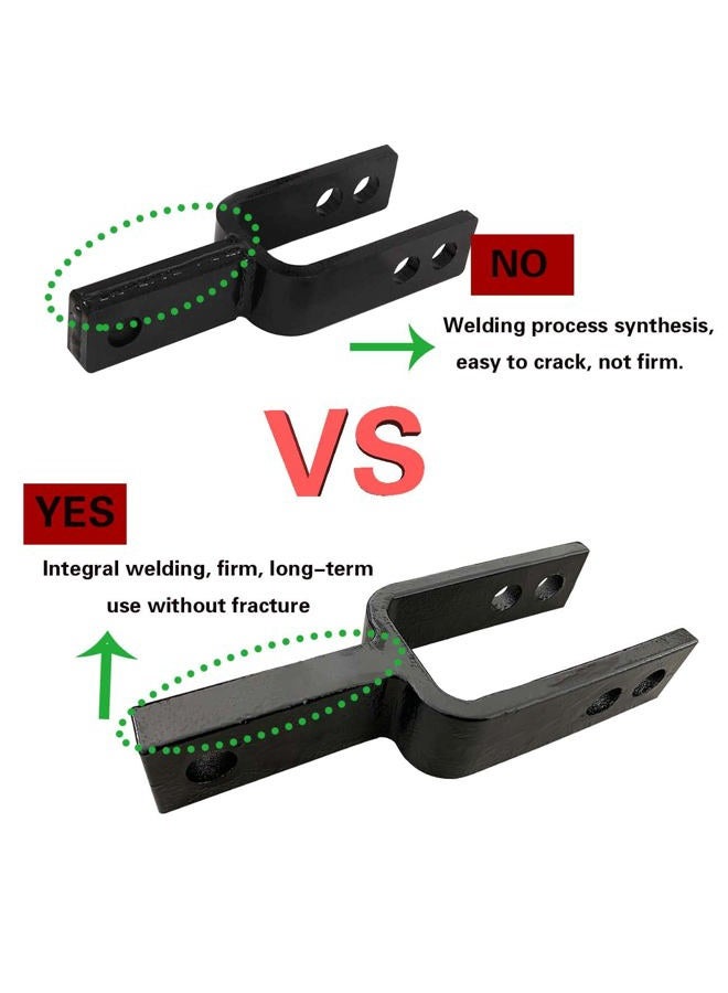 SUONE Versatile Quick Hitch Adapter with Adapter Sleeve Used to Adjust Top Link Bracket Movements for Category 1 top Link - Image 3